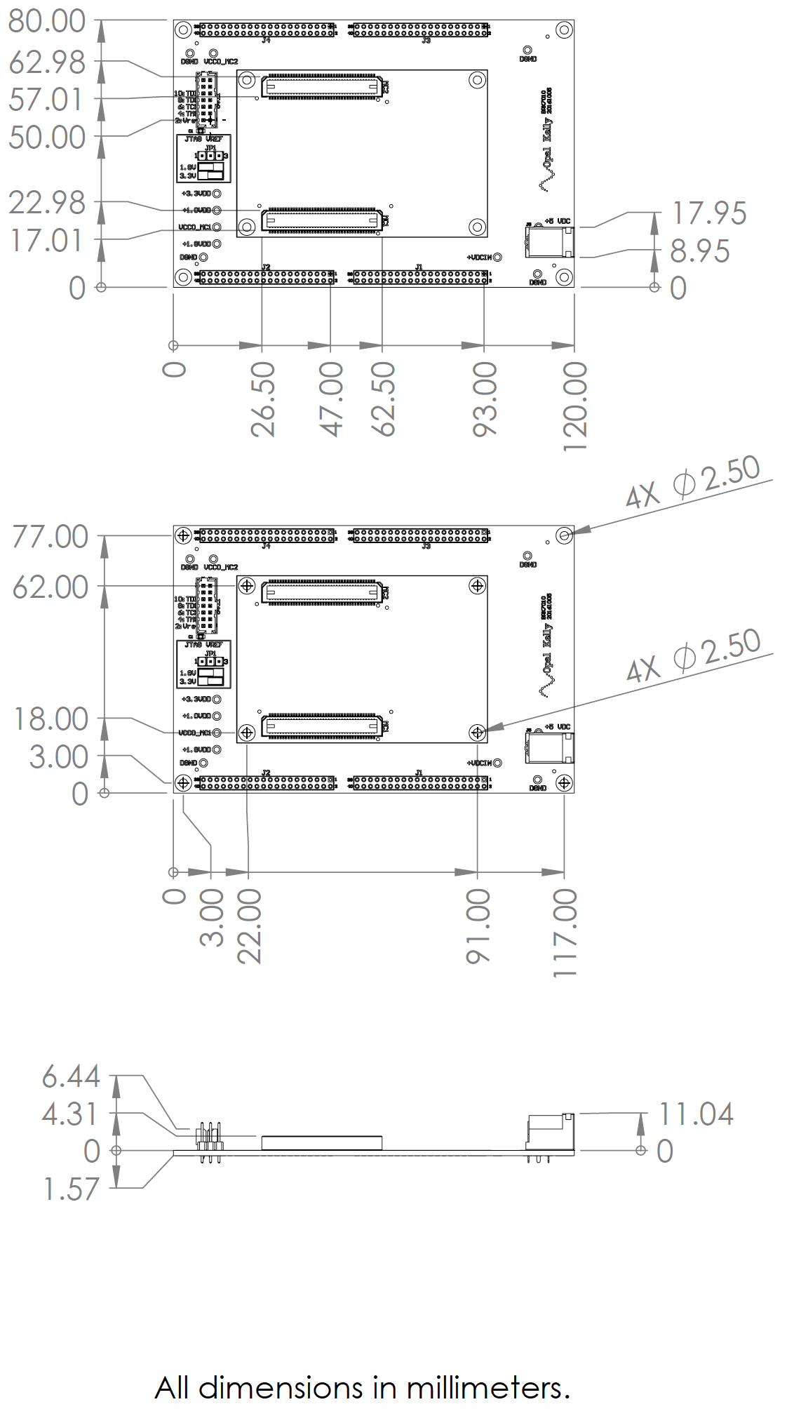 BRK7010 Breakout Board - Opal Kelly Documentation Portal